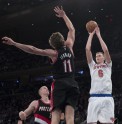 Basketbols, NBA spēle: Knicks - Trail Blazers
