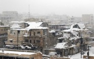 Sniegs Sīrijā