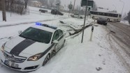 Valsts policijas ekipāža avarē Siguldā - 1