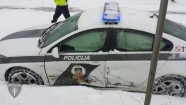 Valsts policijas ekipāža avarē Siguldā - 2