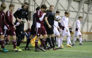 Futbols: Latvijas U-21 izlases treniņspēle