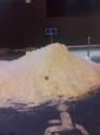 Sniega kupena Jēkabpils 'Maxima' stāvlaukumā - 2