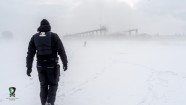 Pašvaldības policija pārbauda kārtību uz ledus - 23