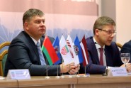 Preses konference par Latvijas un Baltkrievijas kopējo pieteikumu organizēt 2021. gada PČ hokejā - 2
