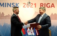 Preses konference par Latvijas un Baltkrievijas kopējo pieteikumu organizēt 2021. gada PČ hokejā - 3