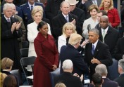 Klintoni Trampa inaugurācijas pasākumā Vašingtonā - 10