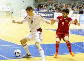 Futbols, UEFA EČ kvalifikācija: Latvijas telpu futbola izlase pret Armēniju - 74