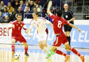 Futbols, UEFA EČ kvalifikācija: Latvijas telpu futbola izlase pret Armēniju - 88