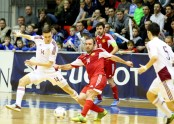 Futbols, UEFA EČ kvalifikācija: Latvijas telpu futbola izlase pret Armēniju - 90