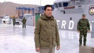 Turkmenistānas prezidents Gurbanguli Berdimuhamedova viesojas flotē - 1