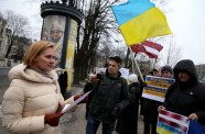Biedrības "Latvijas Ukraiņu kongress" protesta akcija - 1