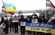 Biedrības "Latvijas Ukraiņu kongress" protesta akcija - 5