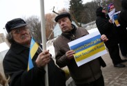 Biedrības "Latvijas Ukraiņu kongress" protesta akcija - 8