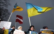Biedrības "Latvijas Ukraiņu kongress" protesta akcija - 17