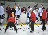 Latvijas hokeja izlases atklātais treniņš - 2