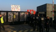 Protests pret CETA Strasbūrā - 2