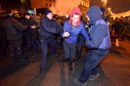 protestētāju sadursme ar policiju Kijevā - 2
