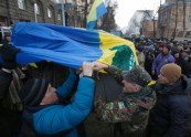 protestētāju sadursme ar policiju Kijevā - 6