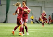 Sieviešu futbols: Latvijas izlase - Gintra Universitetas - 7