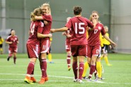 Sieviešu futbols: Latvijas izlase - Gintra Universitetas - 10