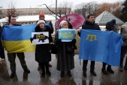 Protests pret Krievijas agresiju Ukrainā  - 10