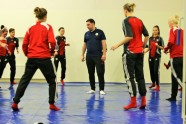 Latvijas sieviešu futbola izlases treniņš - 3