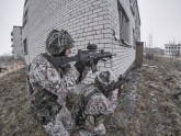 Studentu bataljona zemessargi mācībās Skrundā - 21