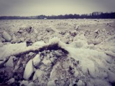 Ledus sablīvējumi Daugavā pie Pļaviņām - 22