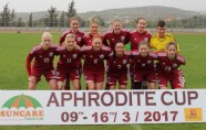 Futbols, Aphrodite Cup' turnīrs: Latvijas sieviešu futbola izlase pret Kipru - 10