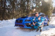 Rallija Subaru olimpiskajā bobsleja trasē Sanktmoricā - 1