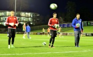 Latvijas nacionālās futbola izlases pirmais treniņš Šveicē, Nionā - 24