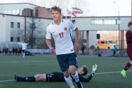 Futbols, Federāciju kausa turnīra spēle: Latvijas U-19 jauniešu futbola izlase pret Norvēģiju - 40