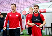 Latvijas nacionālās futbola izlases izlases pirmsspēles treniņš Ženēvā - 4