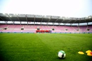 Latvijas nacionālās futbola izlases izlases pirmsspēles treniņš Ženēvā - 6