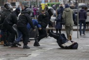 Baltkrievijā policija aiztur cilvēkus - 22