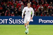 Futbols, Latvijas futbola izlase pret  Šveici  - 65