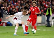 Futbols, Latvijas futbola izlase pret  Šveici  - 68