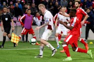Futbols, Latvijas futbola izlase pret  Šveici  - 73
