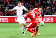 Futbols, Latvijas futbola izlase pret  Šveici  - 105