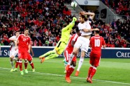 Futbols, Latvijas futbola izlase pret  Šveici  - 157