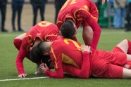 Futbols, Federāciju kausa turnīra spēle: Latvijas U-19 jauniešu futbola izlase pret Maķedoniju - 33