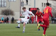 Futbols, Federāciju kausa turnīra spēle: Latvijas U-19 jauniešu futbola izlase pret Maķedoniju - 55