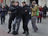 Baltkrievijā izklīdināta demonstrāciju par sestdien aizturētajām personām - 1