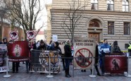 Dzīvnieku tiesību sargi protestā pie Saeimas pieprasīs "cilvēcīgu cirku" - 7