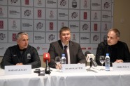 Latvijas Hokeja federācijas preses konference, jaunais logo
