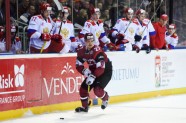 Latvijas hokejisti Hārtlija debijā 'sausā' zaudē Krievijas otrajai izlasei - 5