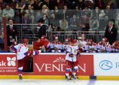 Latvijas hokejisti Hārtlija debijā 'sausā' zaudē Krievijas otrajai izlasei - 21