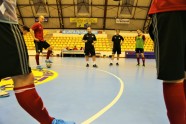 Futbols,  Latvijas telpu futbola izlases pirmsspēles treniņš Rumānijā - 15