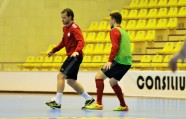 Futbols,  Latvijas telpu futbola izlases pirmsspēles treniņš Rumānijā - 17