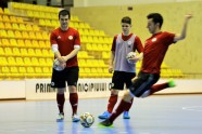 Futbols,  Latvijas telpu futbola izlases pirmsspēles treniņš Rumānijā - 26